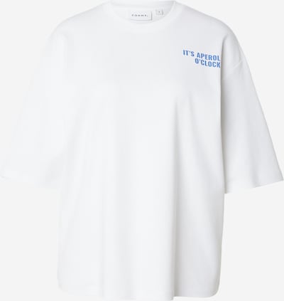 COMMA Oversized tričko - královská modrá / světle hnědá / antracitová / bílá, Produkt