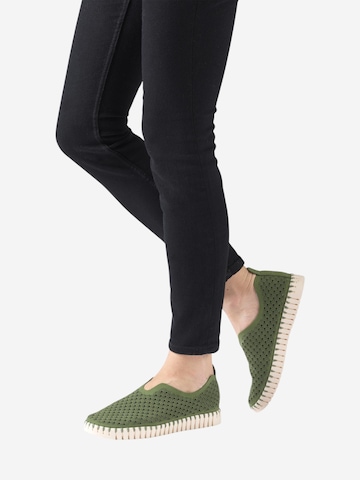 ILSE JACOBSEN Slipper 'TULIP3275' i grøn: forside