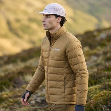 ADIDAS TERREX - Casaco outdoor ' Multi Light Down CLIMAWARM' em castanho