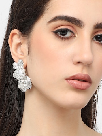 SOHI - Brincos ' Almina ' em prata: frente