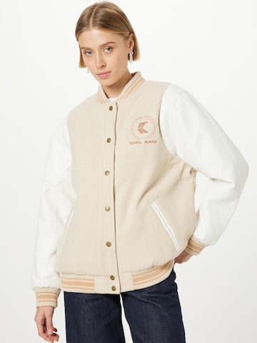 Karl Kani Between-season jacket in Beige: front