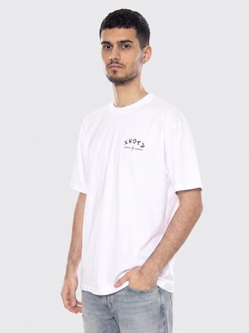 EDWIN Shirt 'HIGH LIFE LOW LEVELS CHEST TS'‌‌‌‌‌‌ in Weiß