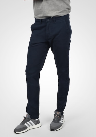 BLEND Regular Chino 'Perrini' in Blauw: voorkant