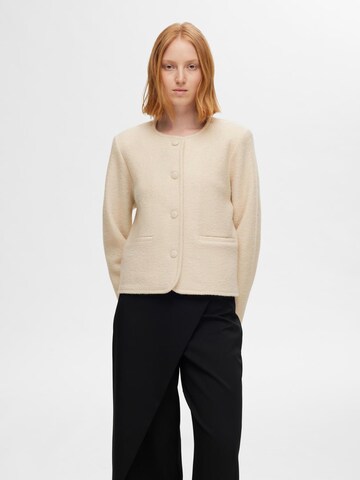Cardigan 'DARLA' SELECTED en beige