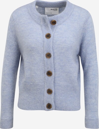 Selected Femme Petite Knit Cardigan 'Sia' in mottled blue, Item view