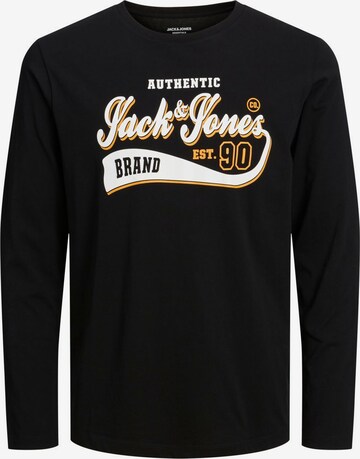 JACK & JONES Тениска в черно: отпред