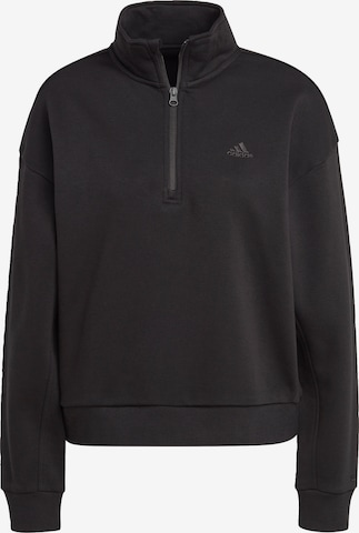 ADIDAS SPORTSWEAR Sportief sweatshirt 'All SZN Fleece' in Zwart: voorkant