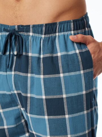 Pyjama long ' Selected Premium Warming ' SCHIESSER en bleu