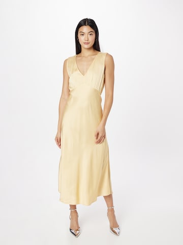 SECOND FEMALE Evening Dress 'Vuota' in Gold: front