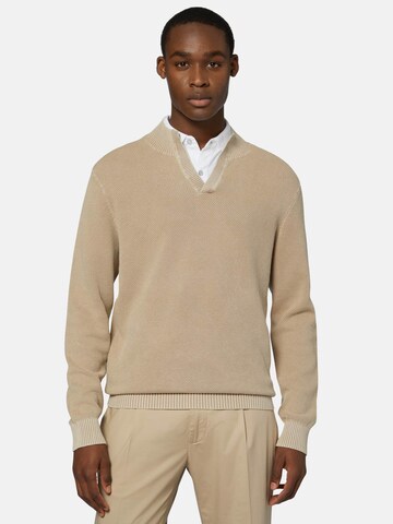 Boggi Milano Sweater in Beige: front