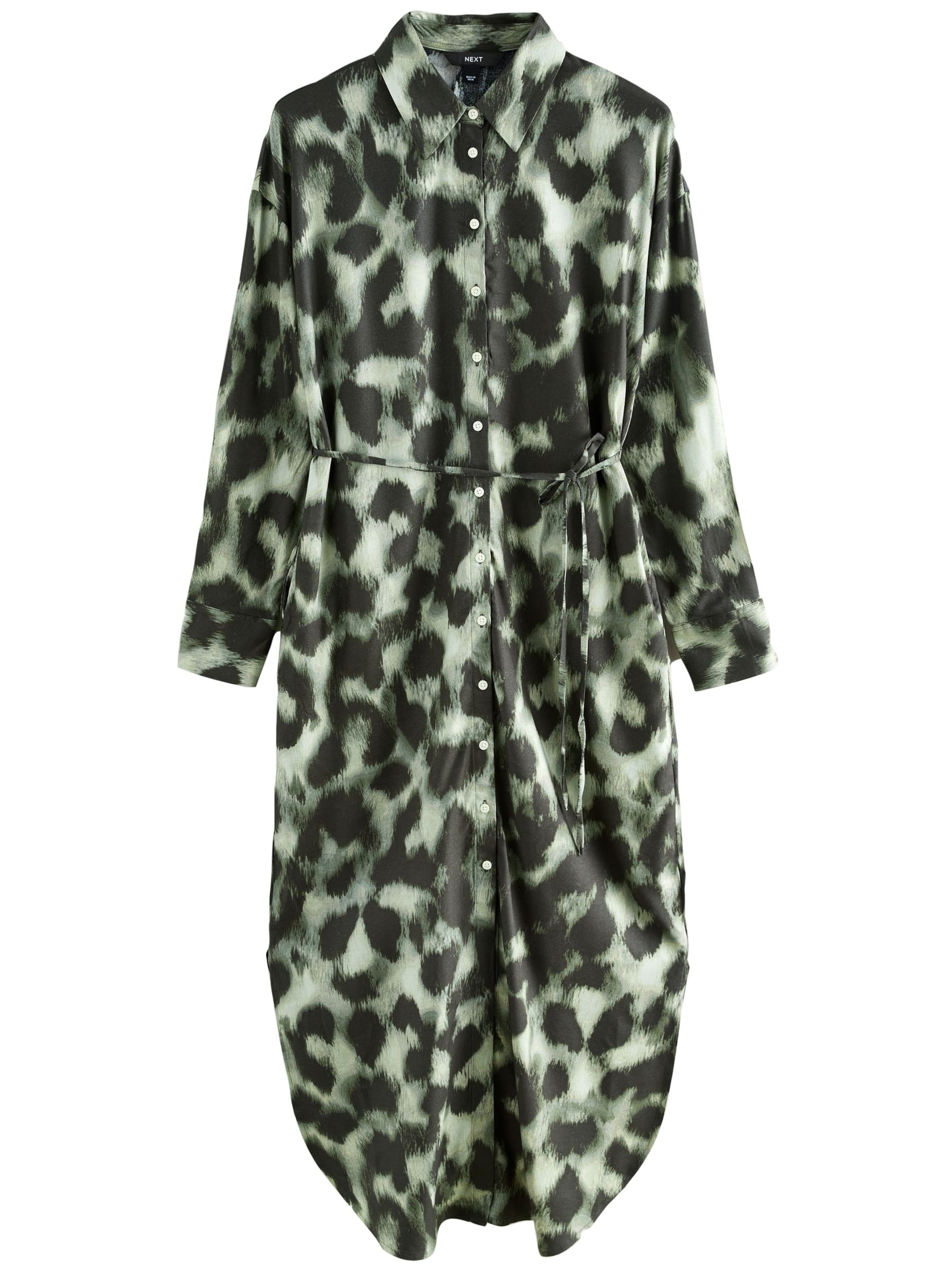 NextKošulja haljina - zelena boja: prednji dio