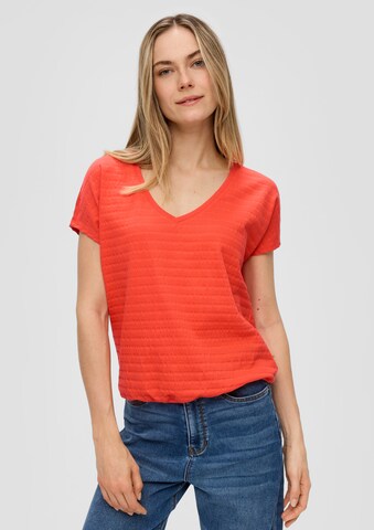 s.Oliver Shirt in Oranje: voorkant