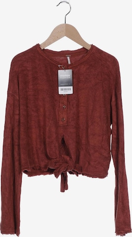 Free People Langarmshirt XS in Rot: predná strana