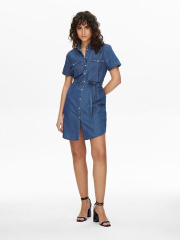 JDY Shirt dress 'BELLA' in Blue