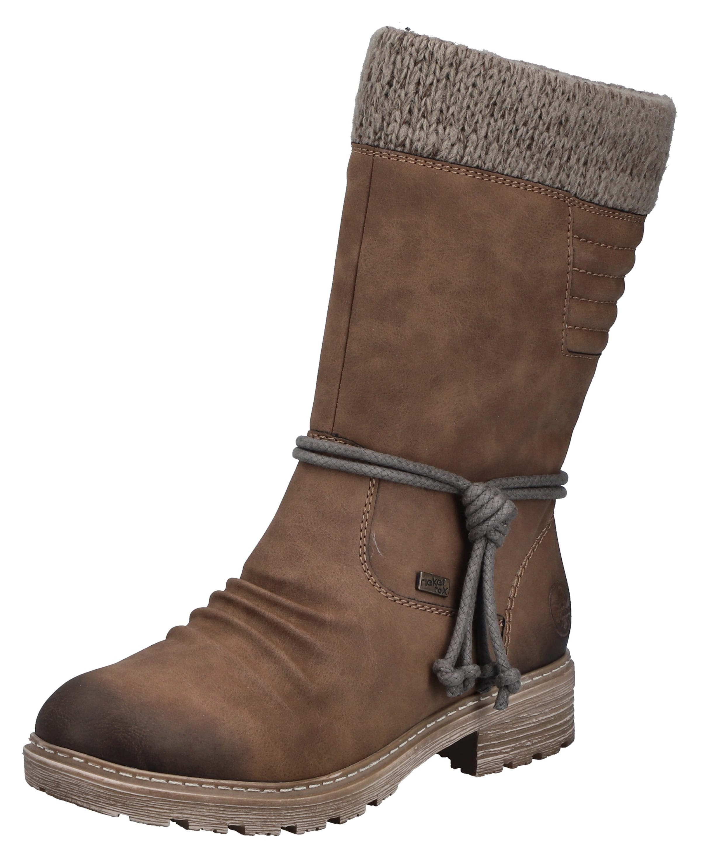 Rieker Boots in Beige: front
