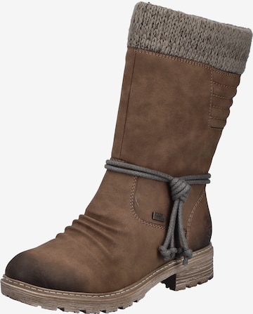 Rieker Boots in Beige: front