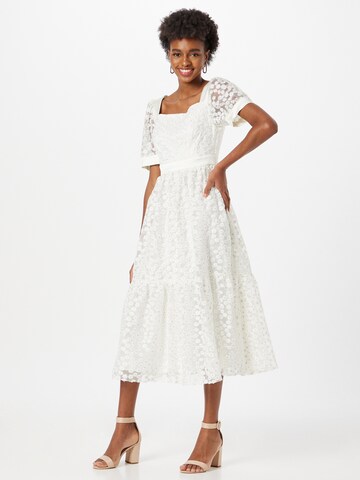 Robe SWING en blanc : devant