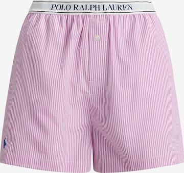 Polo Ralph Lauren Pajama pants ' Shirting Stripes ' in Pink: front