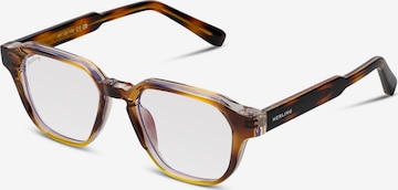 Herling Glasses 'Zane Blue Light' in Brown: front