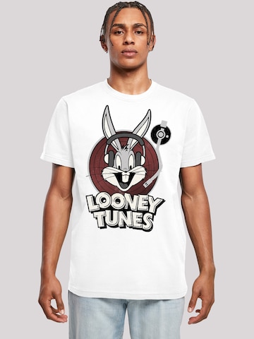 F4NT4STIC T-Shirt 'Looney Tunes Bugs Bunny' in Weiß: predná strana