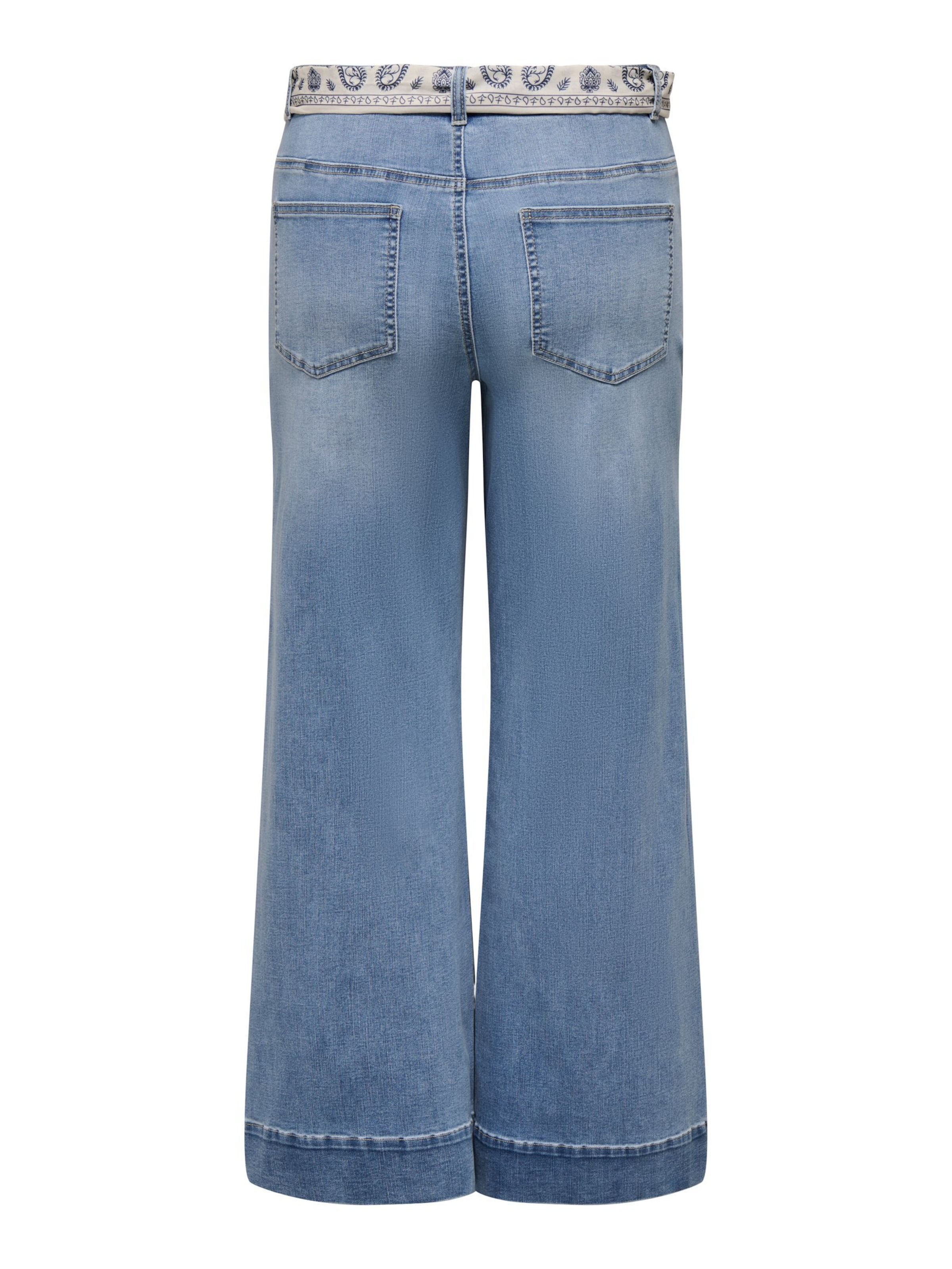 ONLY Carmakoma - Pierna ancha Vaquero 'CARWilly' en azul