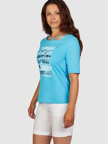 T-shirt Navigazione en bleu : devant