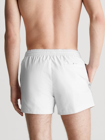 Calvin Klein Swimwear Board Shorts in White