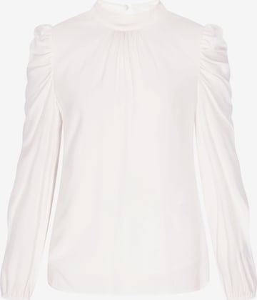 Chemisier IZIA en blanc : devant