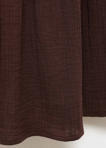 MANGO Summer Dress 'Corfu' in Brown