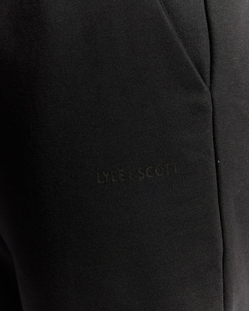 Regular Pantalon Lyle & Scott en noir