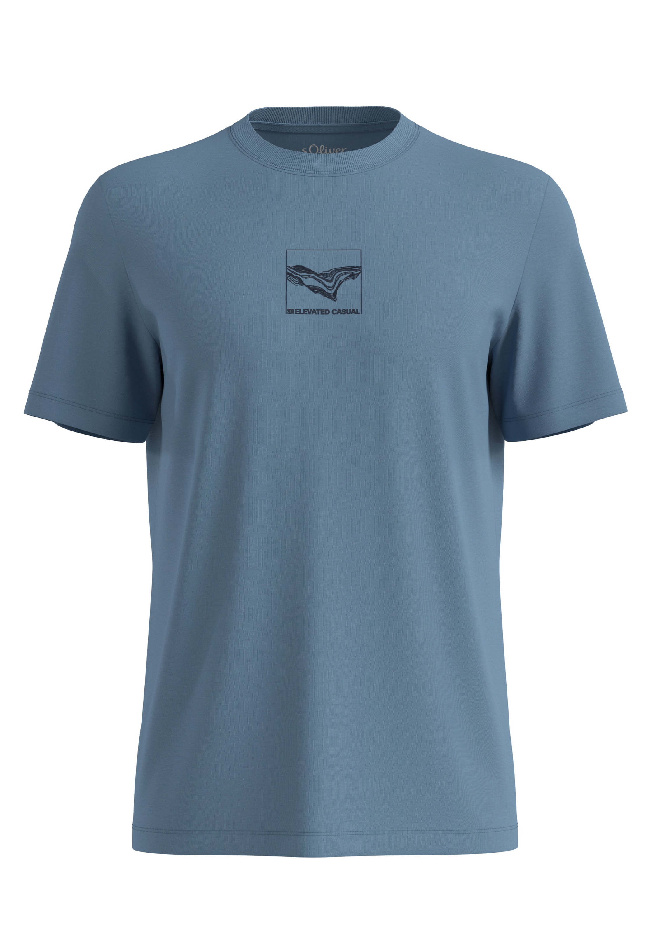 s.Oliver Μπλουζάκι σε μπλε: μπροστά