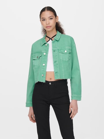 Veste mi-saison 'Emily' ONLY en vert : devant