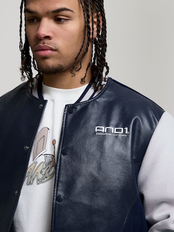 Geacă de primăvară-toamnă 'Respect The Game' de la AND1 pe albastru