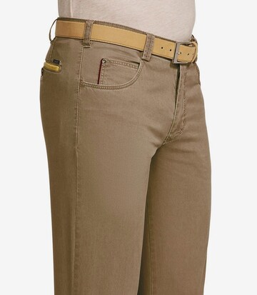 Meyer Hosen Slim fit Chino Pants 'Diego' in Brown