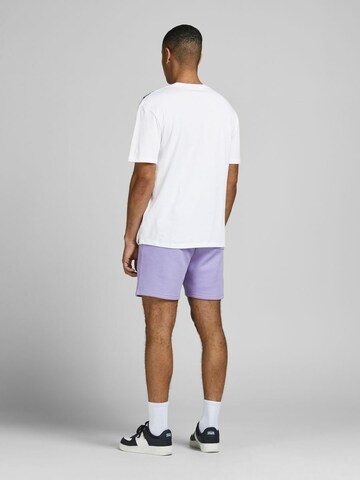 JACK & JONES Тениска 'JORCALIFLO' в бяло