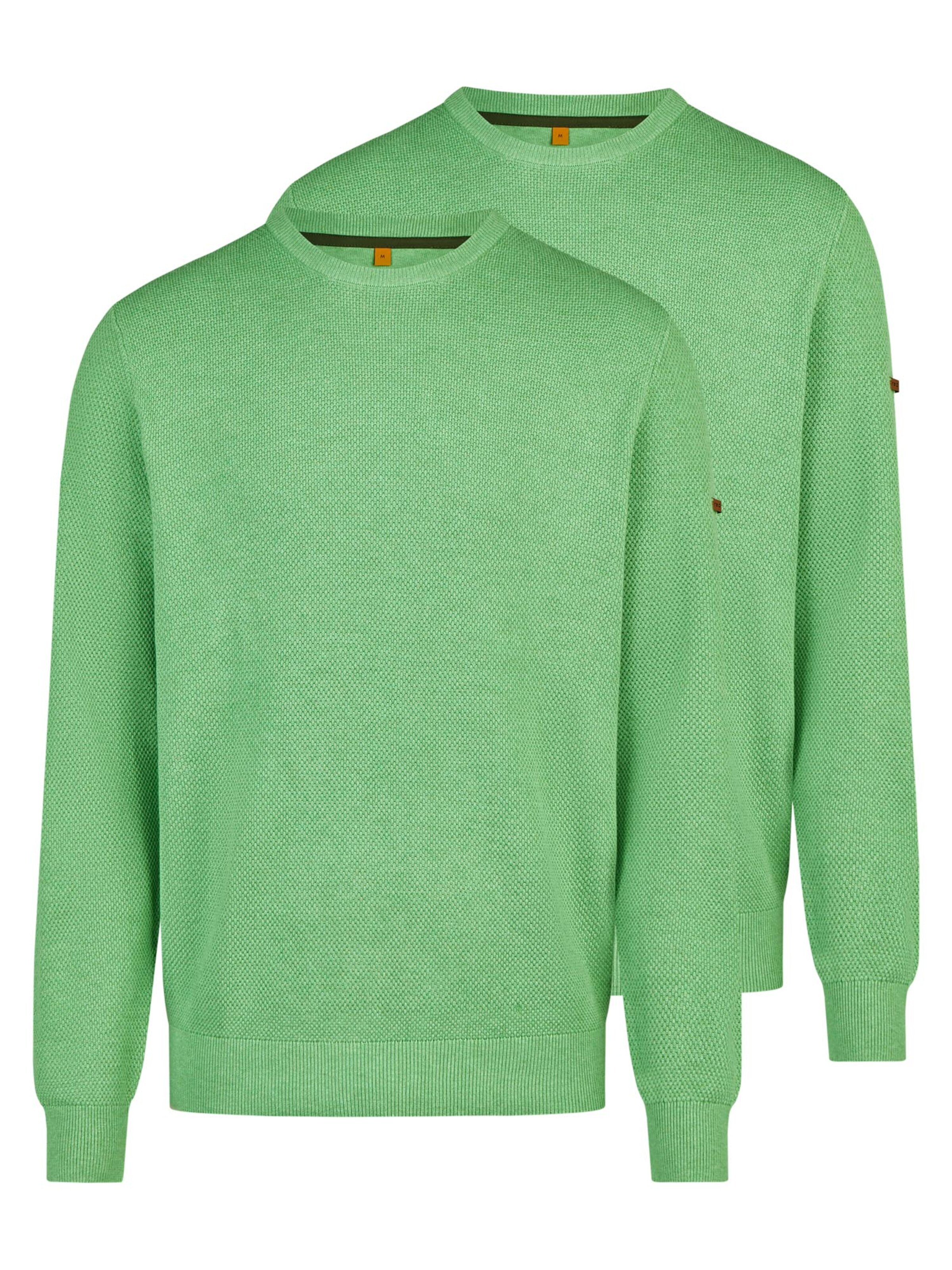 redmond Sweater 'Basic' in Green: front