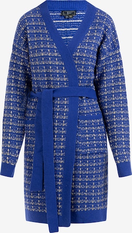 faina Strickjacke 'Koosh' in Blau: predná strana