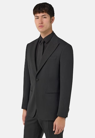 Boggi Milano Slim Fit Business-Sakko in Schwarz