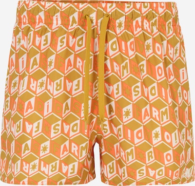 ADIDAS SPORTSWEAR Kratke hlače za surfanje 'Farm 3s Clx Vsl' | zlato-rumena / oranžna / bela barva, Prikaz izdelka