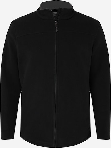 KILLTEC Athletic Fleece Jacket in Black: front