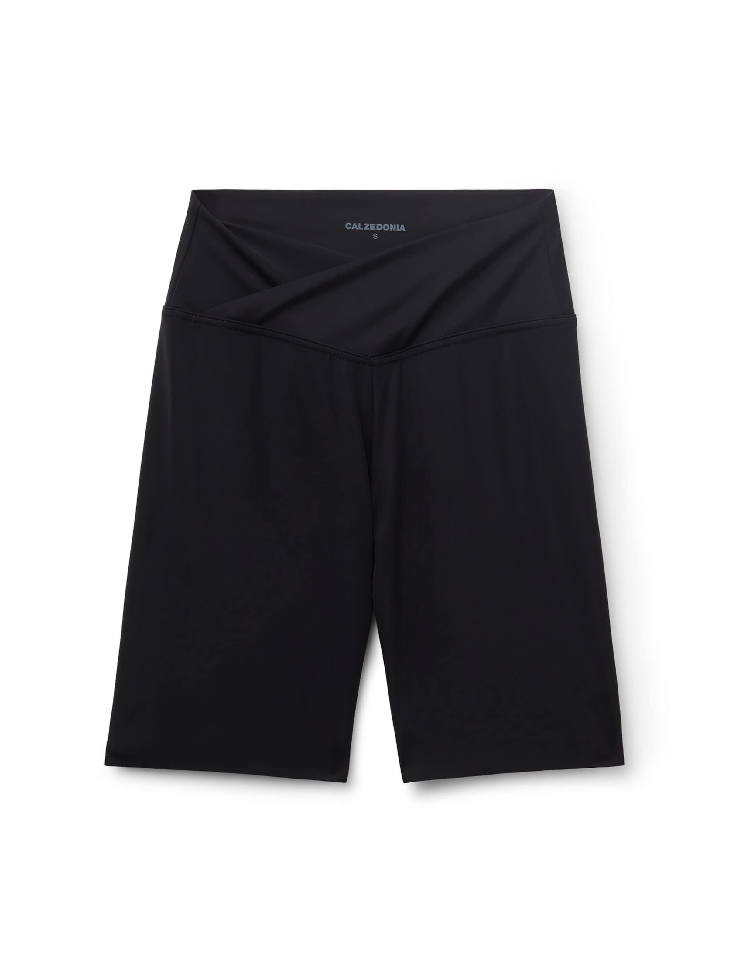 CALZEDONIA Skinny Shorts 'Ultra Light' in Schwarz: Vorderseite