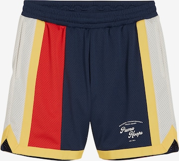 PUMA Regular Urheiluhousut 'Showtime' värissä sininen: etupuoli