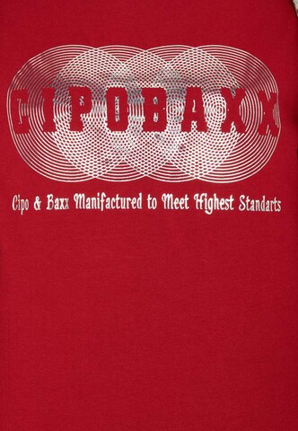 CIPO & BAXX Sweatshirt in Rood