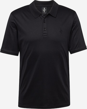 SKECHERS - Camiseta funcional en negro: frente