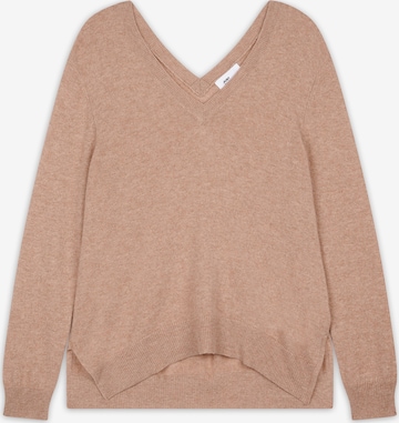JUST CASHMERE Свитер 'Opal' в Коричневый: спереди