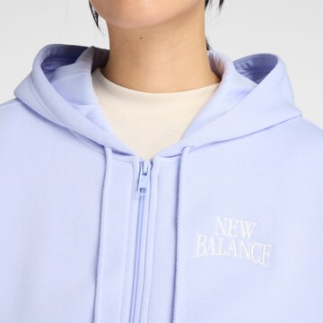 new balance Sweatjacke 'Trackside' in Lila