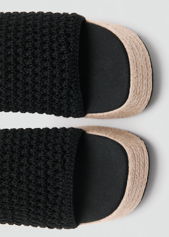 MANGO TEEN Mules 'Martan' in Black