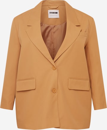 Noisy May Curve Blazer 'Milla' in Brown: front