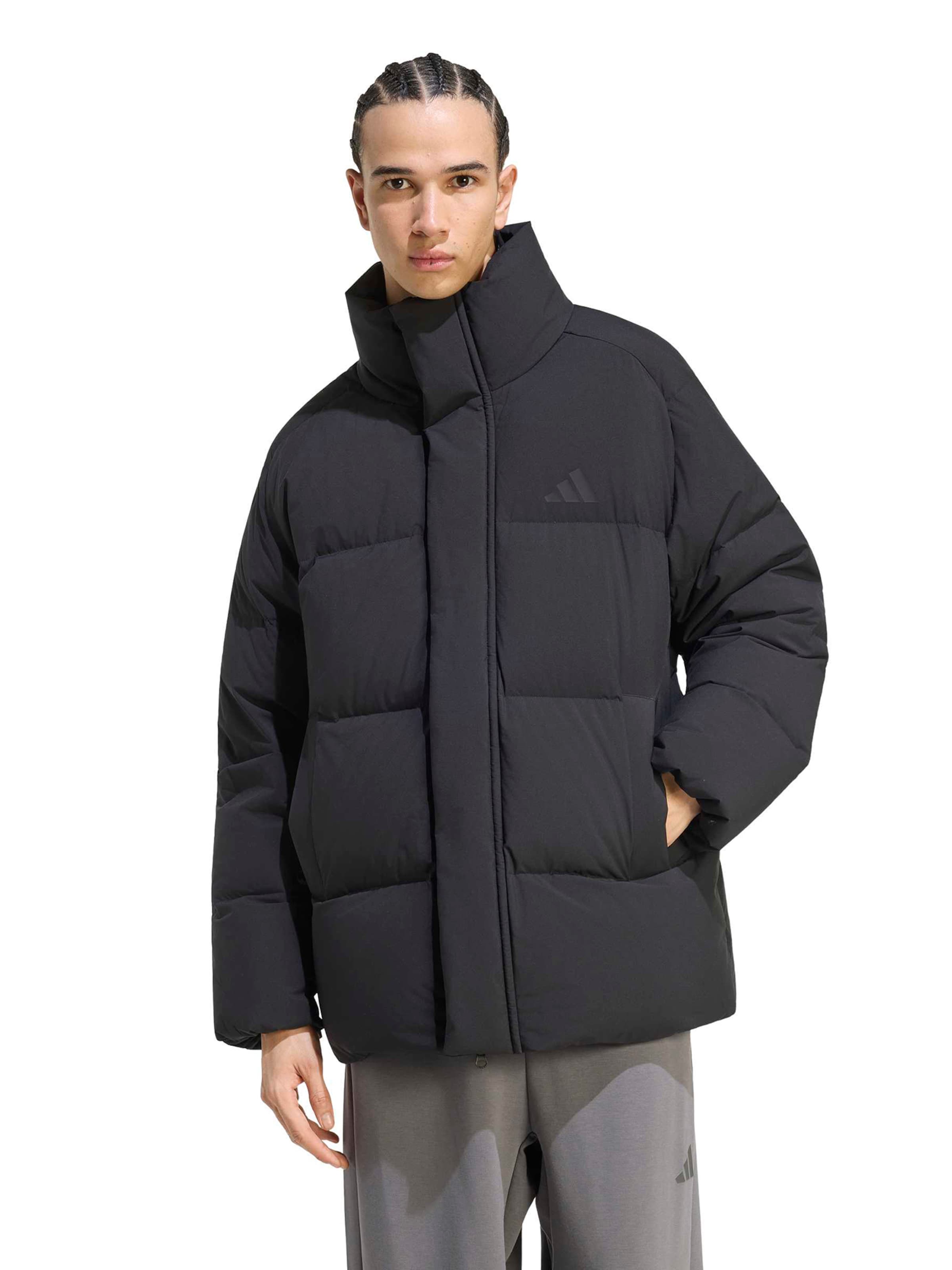 ADIDAS SPORTSWEAR - Chaqueta deportiva en negro: frente