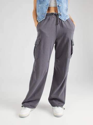 Loosefit Pantaloni cargo di HOLLISTER in grigio: frontale